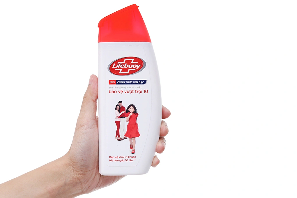 Sữa tắm Lifebuoy công thức Ion bạc bảo vệ vượt trội 10 chai 250g - 2
