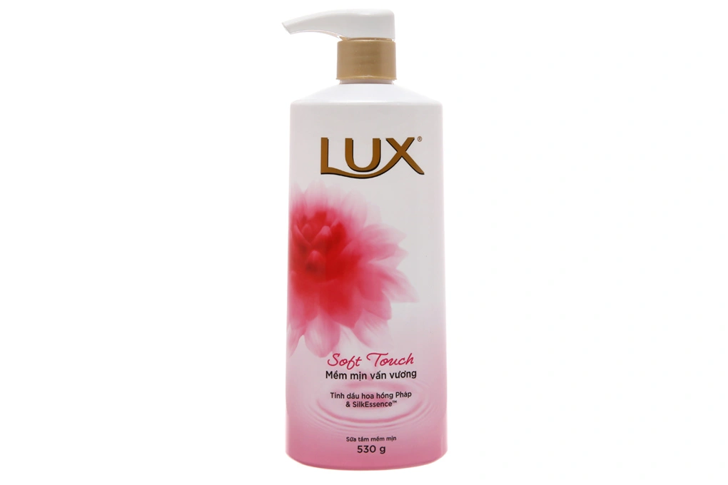 Sữa tắm Lux Soft Touch dưỡng nhẹ nhàng chai 530g - 
