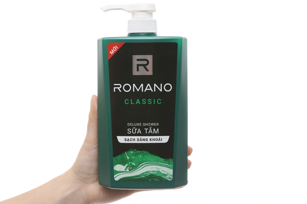Sữa tắm Romano Classic hương nước hoa sạch sảng khoái chai 650g - 2
