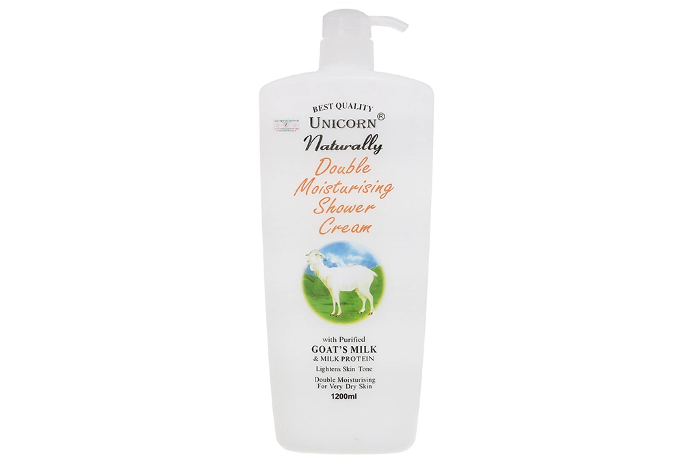 Sữa tắm Unicorn Naturally da trắng sáng chai 1.2 lít - 