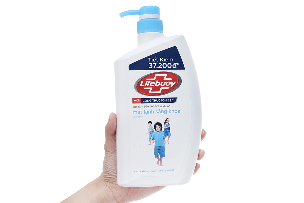 Sữa tắm Lifebuoy mát lạnh sảng khoái chai 850g - 2
