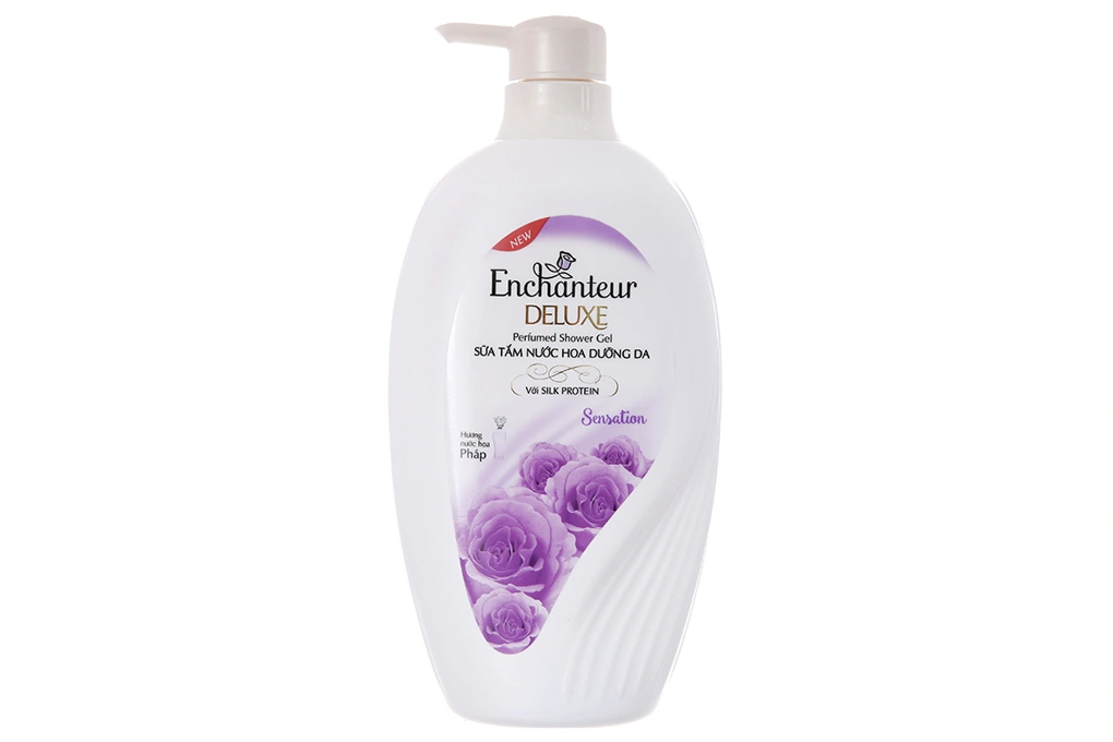 Sữa tắm Enchanteur Deluxe Sensation dưỡng da chai 650g - 