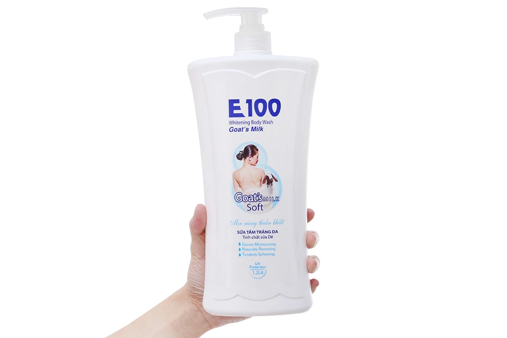 Sữa tắm E100 làn da mịn màng thuần khiết chai 1.2 lít - 2
