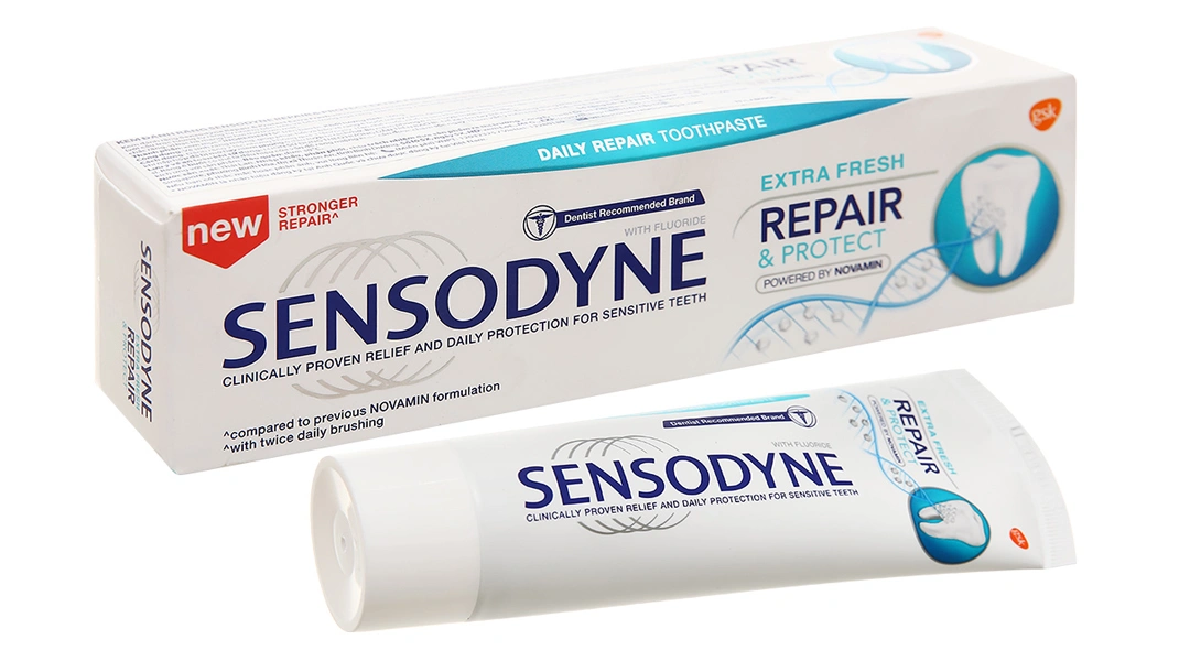 Kem đánh răng Sensodyne Repair & Protect Deep Repair Whitening tuýp 100g - 2
