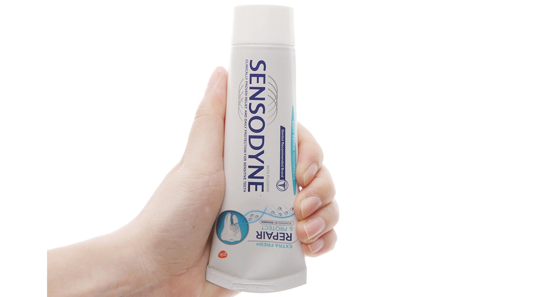 Kem đánh răng Sensodyne Repair & Protect Deep Repair Whitening tuýp 100g - 6