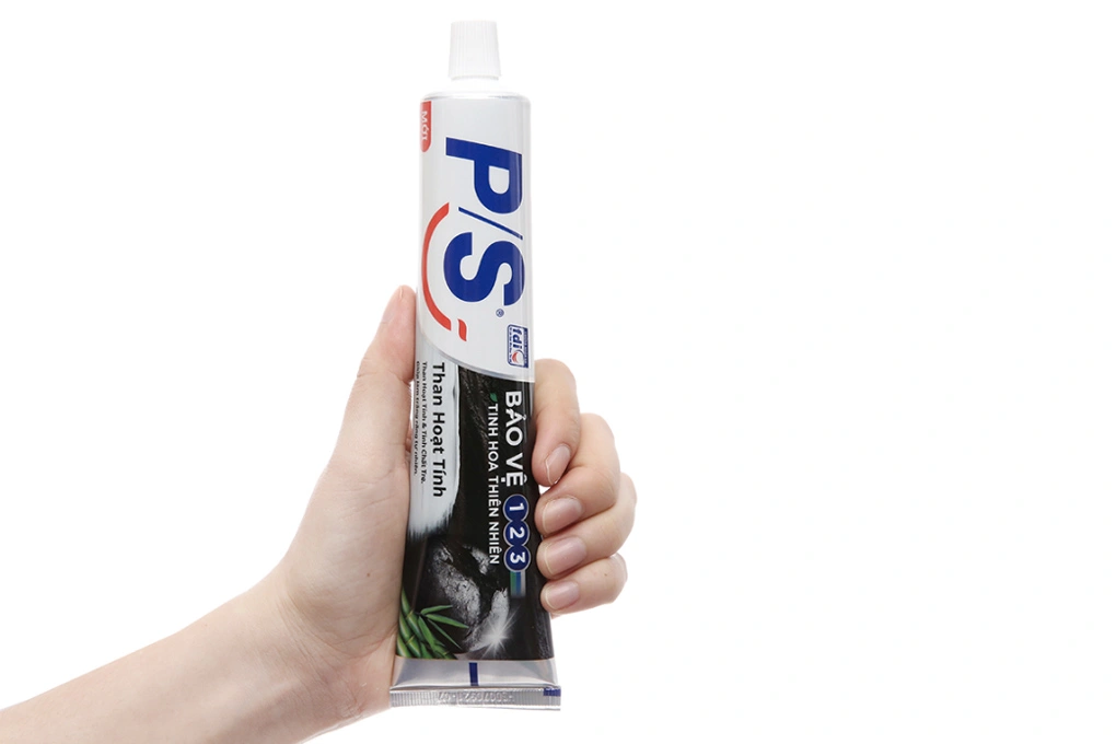 Kem đánh răng P/S bảo vệ 123 than hoạt tuýp 180ml - 2