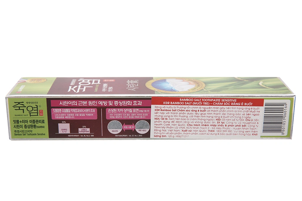 Kem đánh răng Bamboo Salt chăm sóc răng ê buốt tuýp 120g - 1
