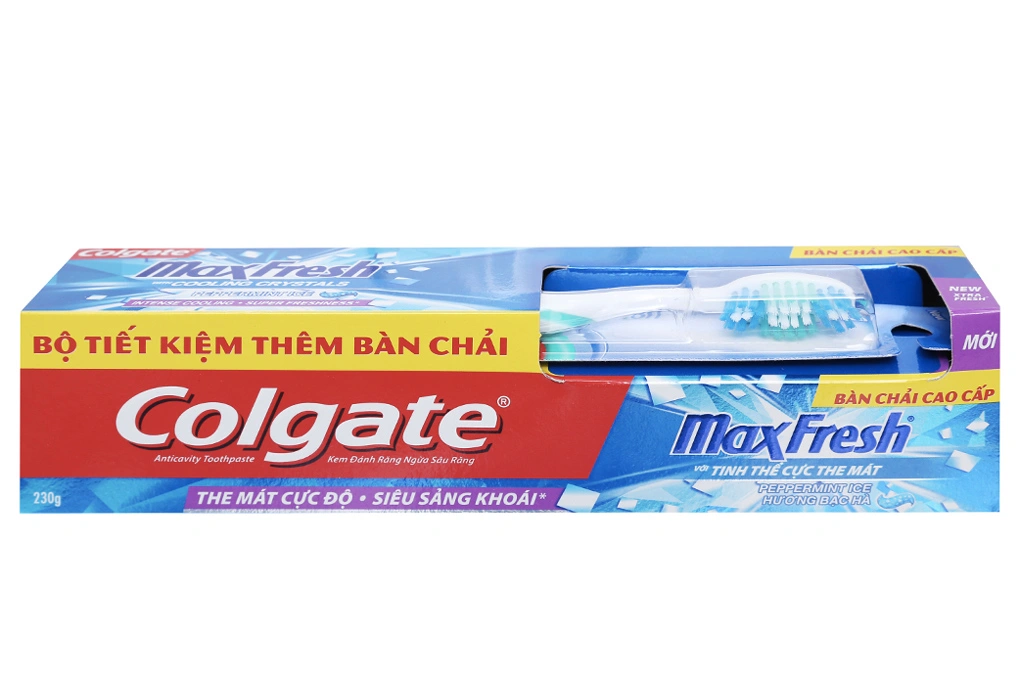 Kem đánh răng Colgate Maxfresh hơi thở thơm mát tuýp 230g - 1