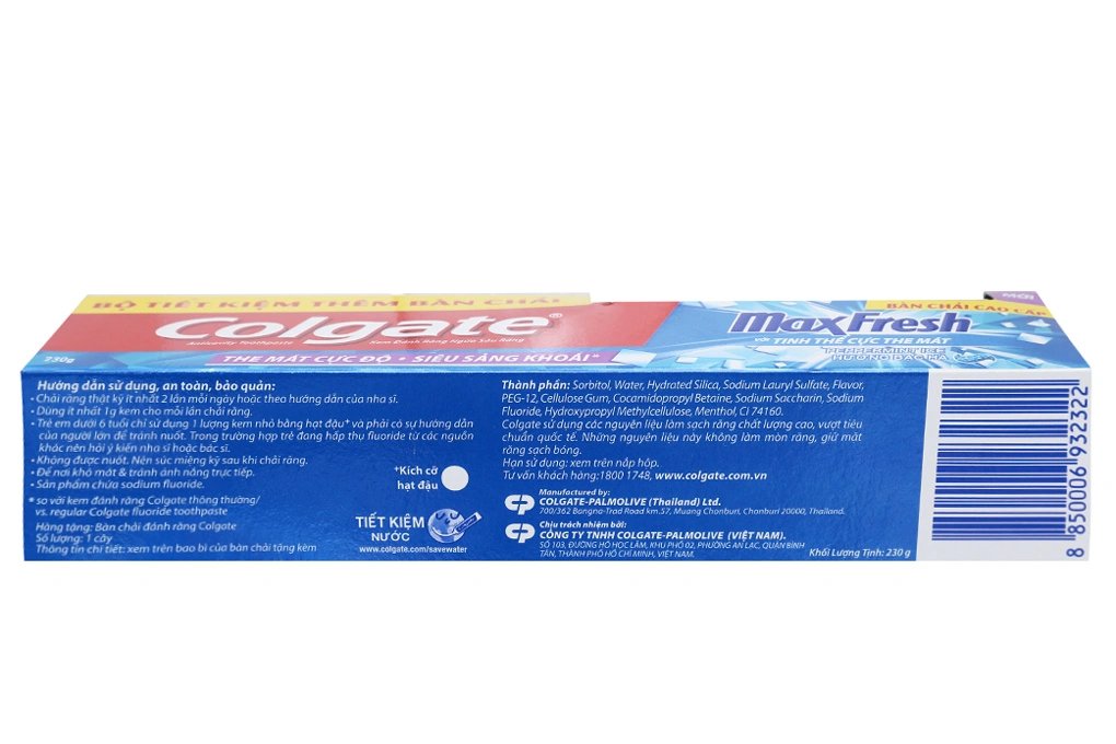 Kem đánh răng Colgate Maxfresh hơi thở thơm mát tuýp 230g - 2