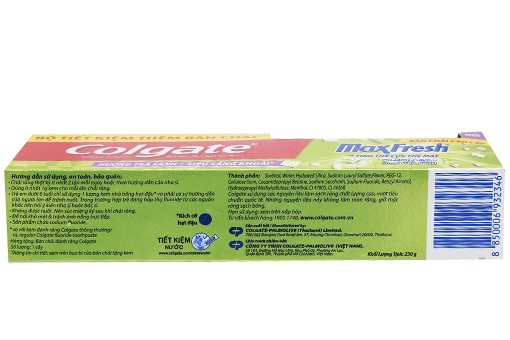 Kem đánh răng Colgate trà xanh tuýp 230g - 2