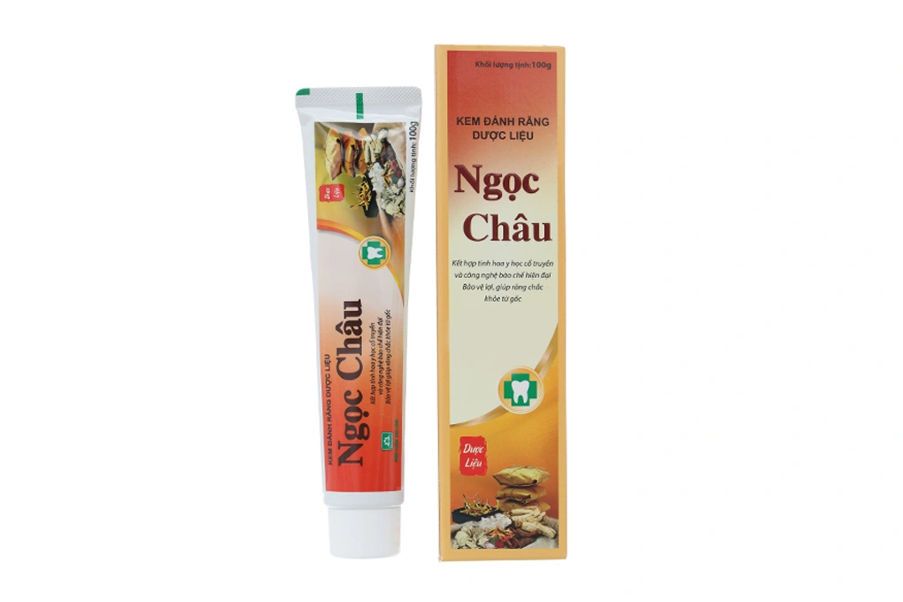 Kem đánh răng dược liệu Ngọc Châu ngừa sâu răng tuýp 100g - 1