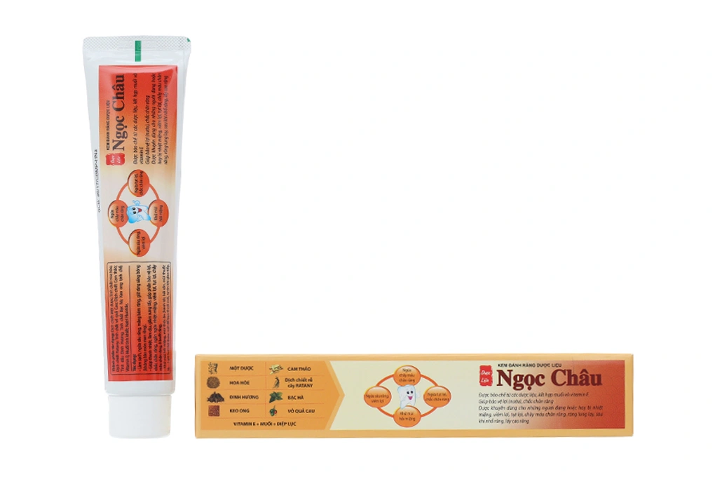 Kem đánh răng dược liệu Ngọc Châu ngừa sâu răng tuýp 100g - 3