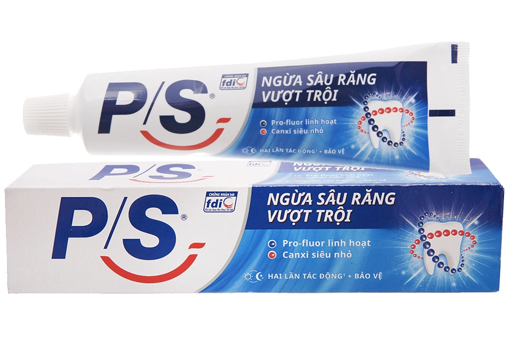 Kem đánh răng P/S ngừa sâu răng vượt trội tuýp 110g - 