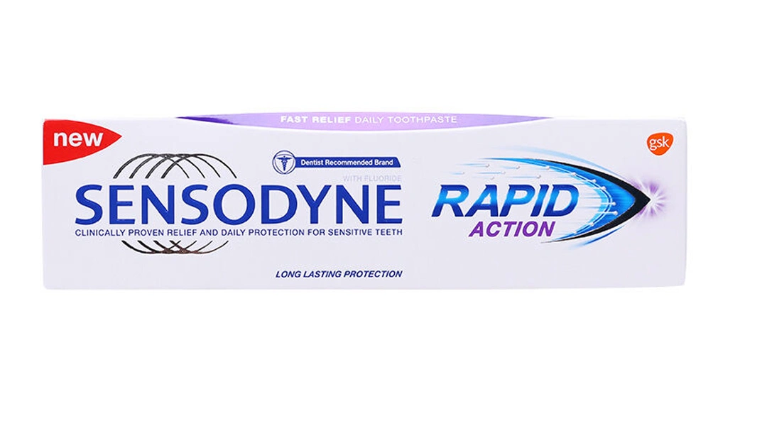 Kem đánh răng Sensodyne Rapid Action giảm nhanh ê buốt tuýp 100g - 