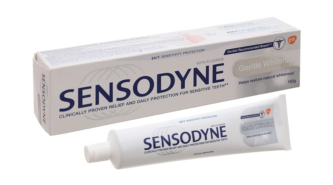 Kem đánh răng Sensodyne Gentle Whitening giúp làm trắng răng tuýp 160g - 17