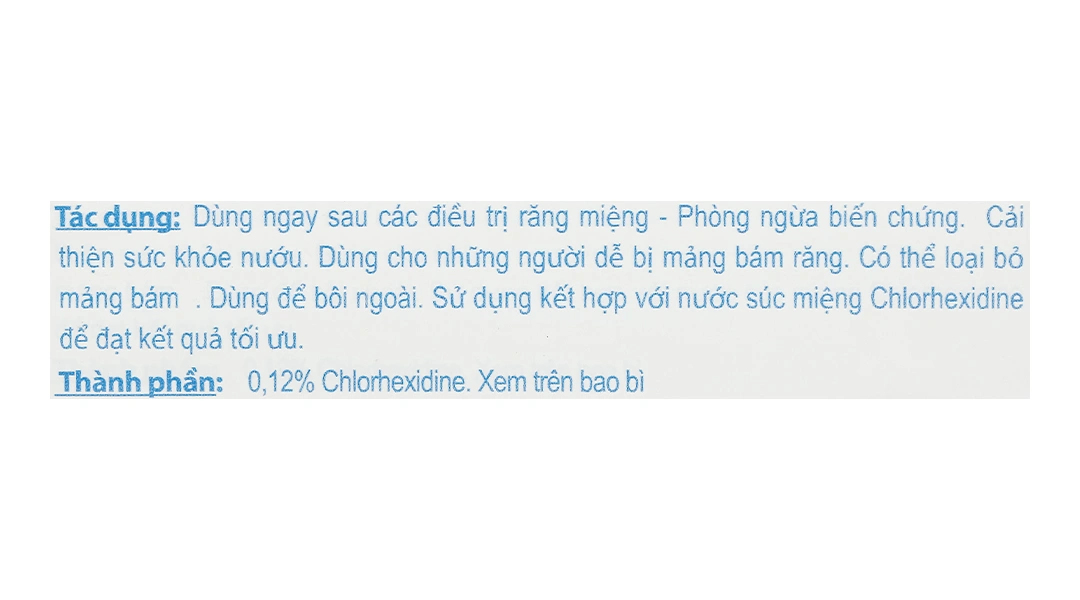Kem đánh răng Perio-Aid Intensive Care ngừa mảng bám, bảo vệ nướu tuýp 75g - 5