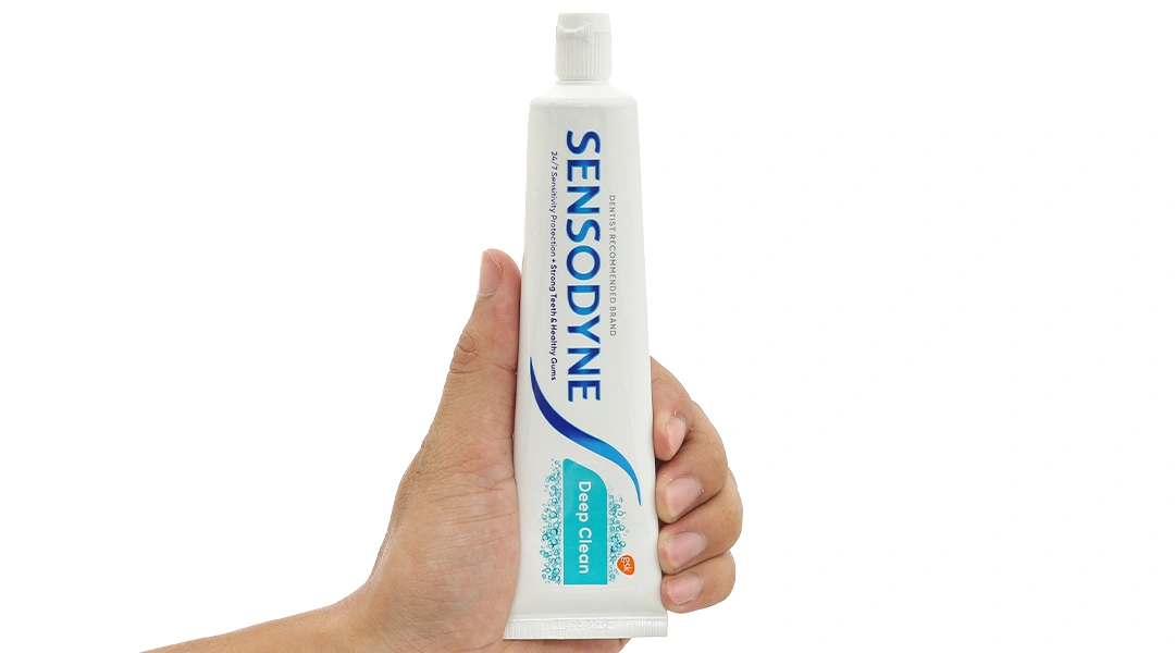 Kem đánh răng Sensodyne Deep Clean giảm ê buốt răng tuýp 100g - 7