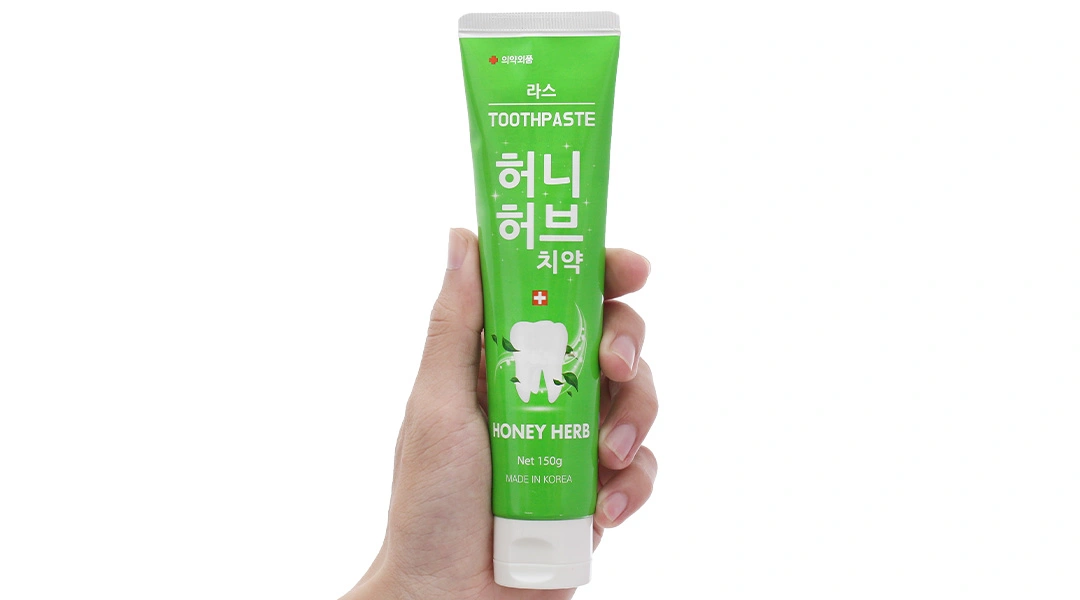 Kem đánh răng Lath Honey Herb giúp răng chắc khỏe, hơi thở thơm mát tuýp 150g - 1