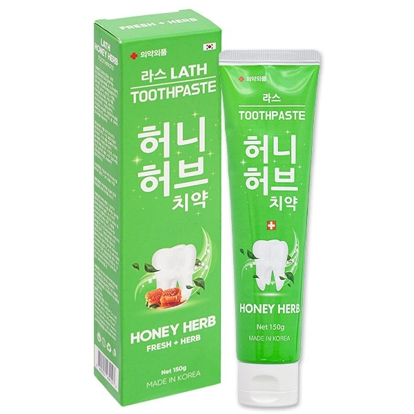 Kem đánh răng Lath Honey Herb giúp răng chắc khỏe, hơi thở thơm mát