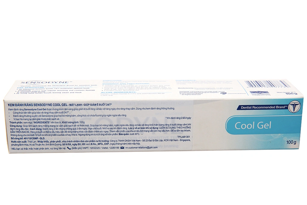 Kem đánh răng Sensodyne Cool Gel thơm mát, giảm ê buốt tuýp 100g - 12