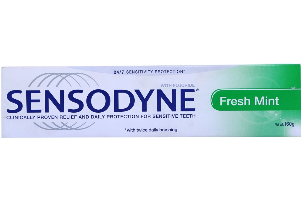 Kem đánh răng Sensodyne Fresh Mint giảm ê buốt tuýp 160g - 18