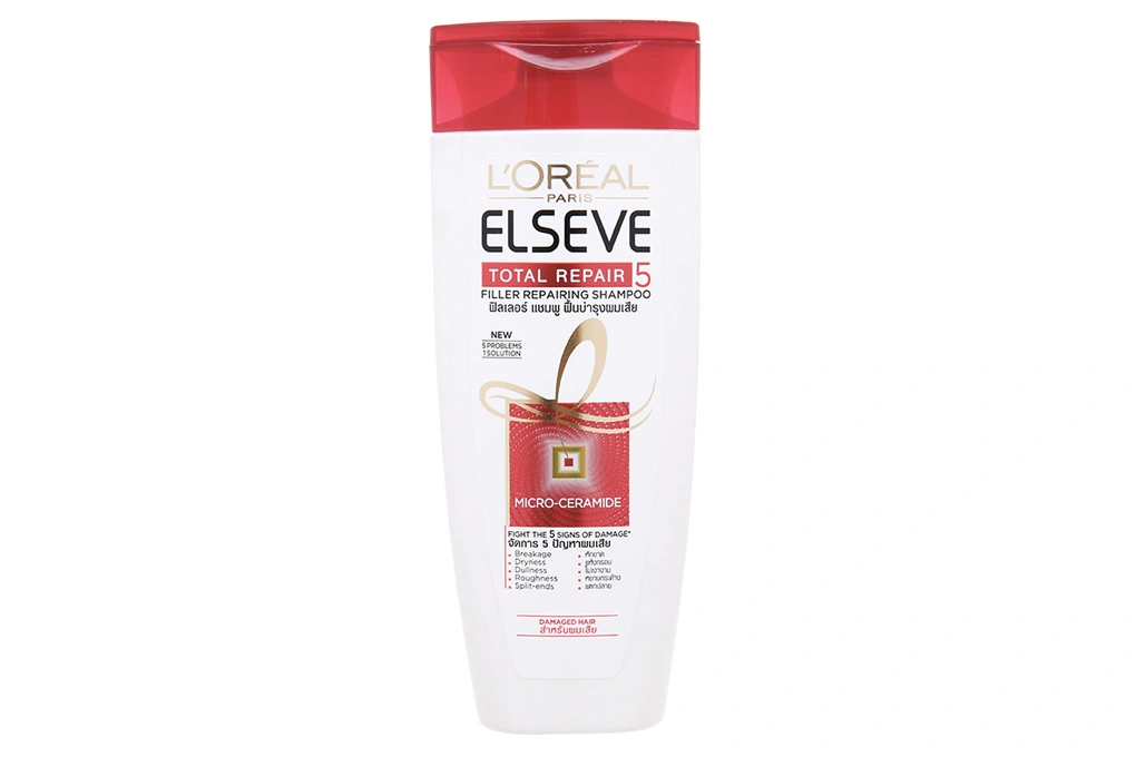 Dầu gội L'Oréal Paris Elseve Total Repair 5 phục hồi hư tổn chai 170ml - 