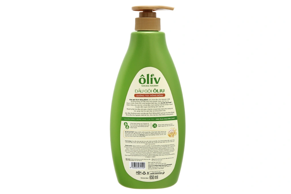Dầu gội Ôliv dưỡng tóc bồng bềnh 650ml chai 650ml - 1