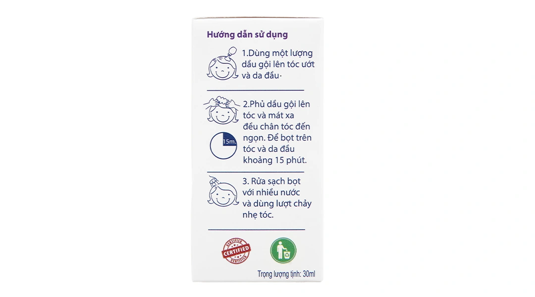 Dầu gội Beyond Plus Lucy loại bỏ chí, ngừa nấm da đầu tuýp 30ml - 3