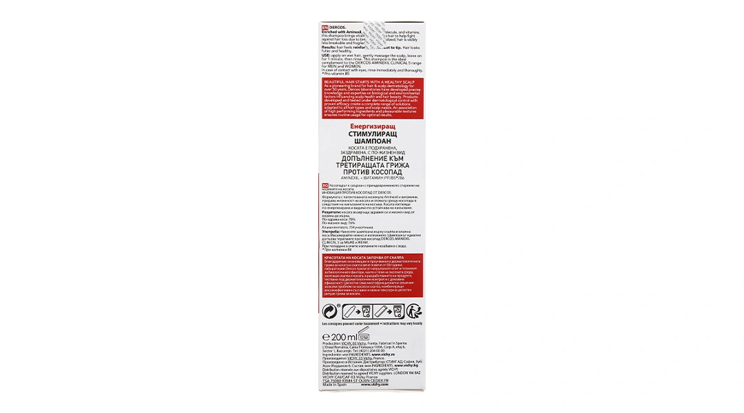 Dầu gội Vichy Dercos Energisant giảm rụng tóc - 3