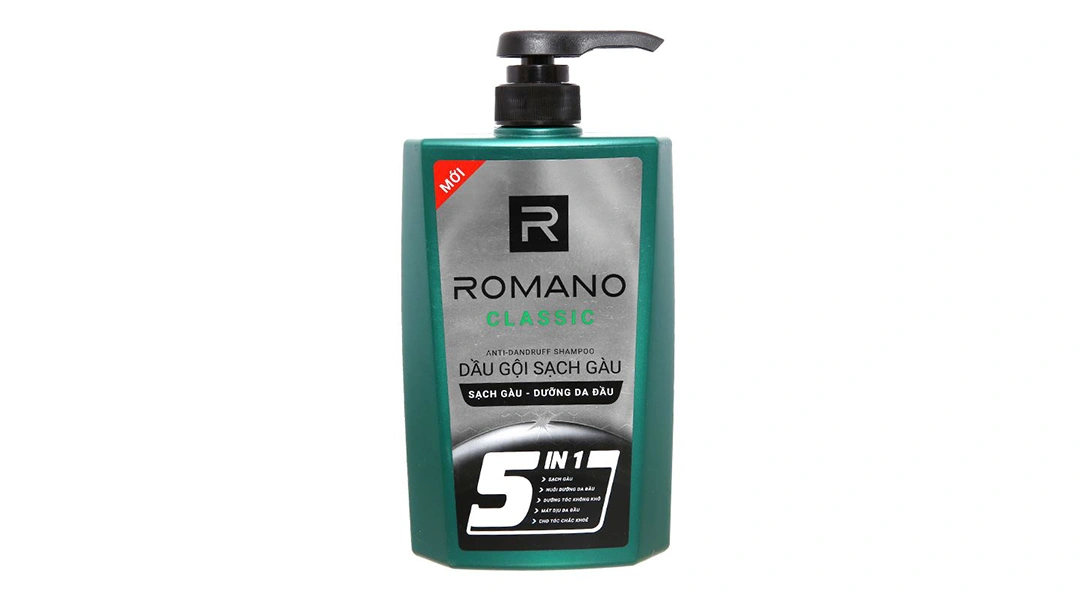 Dầu gội Romano classic giúp sạch gàu - 