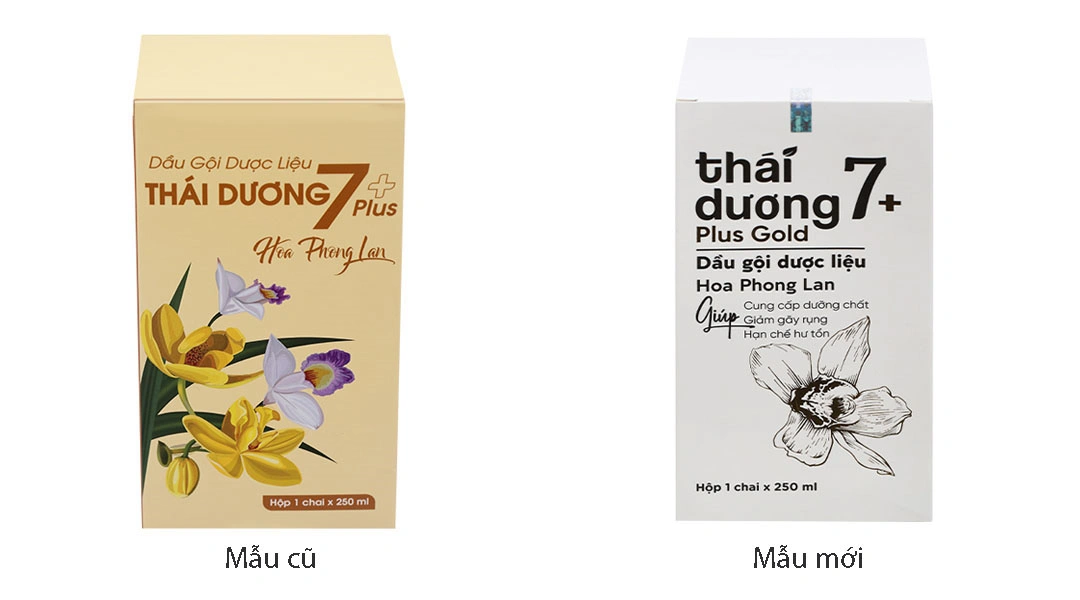 Dầu Gội Dược Liệu Thái Dương 7 Plus hỗ trợ phục hồi tóc chai 250ml - 