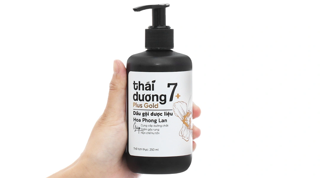 Dầu Gội Dược Liệu Thái Dương 7 Plus hỗ trợ phục hồi tóc chai 250ml - 2
