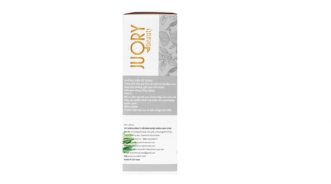 Dầu gội thảo dược LuckyStar Juory giảm rụng tóc, sạch gàu & nấm chai 300ml - 3