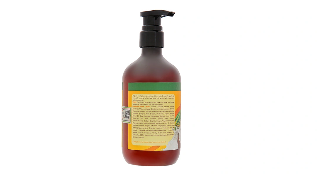 Dầu gội Thảo dược Gừng dừa Cocay Hoala sạch gàu, giảm gãy rụng chai 440g - 1