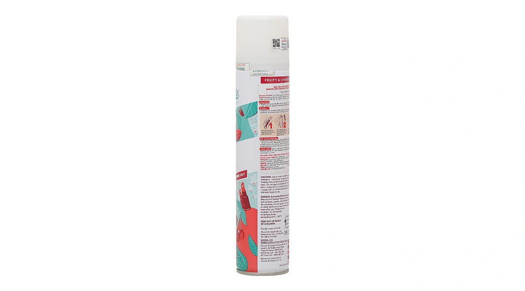 Dầu gội khô Batiste Cherry làm sạch, giúp tóc tươi mới chai 200ml - 2