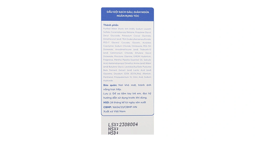Dầu gội Dizigone Fuginex làm sạch gàu, giảm ngứa gãy rụng tóc tuýp 100ml - 3