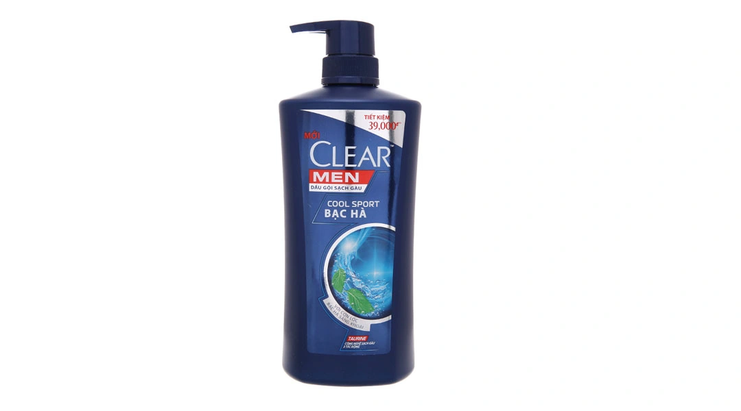 Dầu gội đầu cho nam Clear men cool sport chai 631ml - 