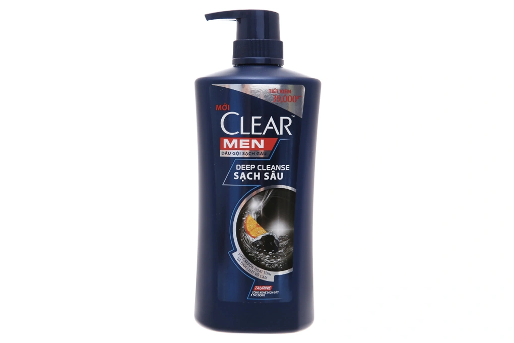 Dầu gội sạch gàu Clear Men Deep Cleanse sạch sâu chai 650g - 