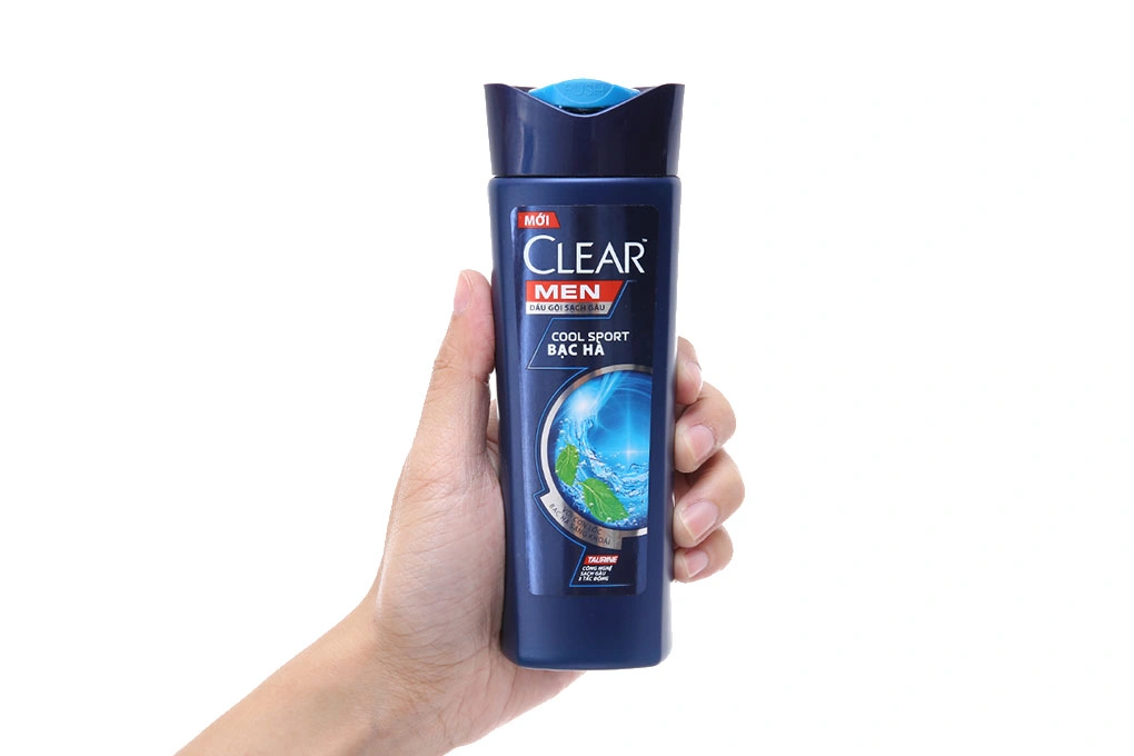 Dầu gội Clear Men Cool Sport chai 180g - 2