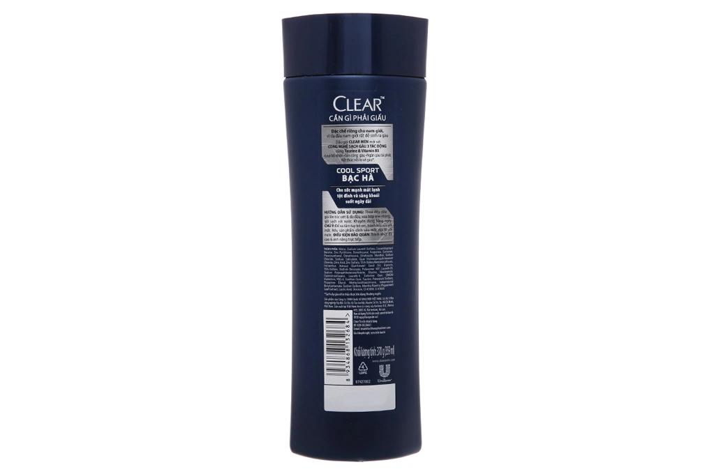 Dầu gội Clear Men Cool Sport chai 370g - 1