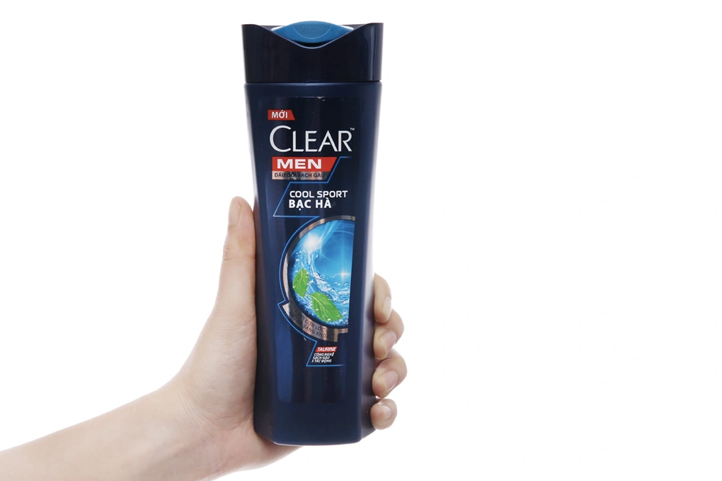 Dầu gội Clear Men Cool Sport chai 370g - 2