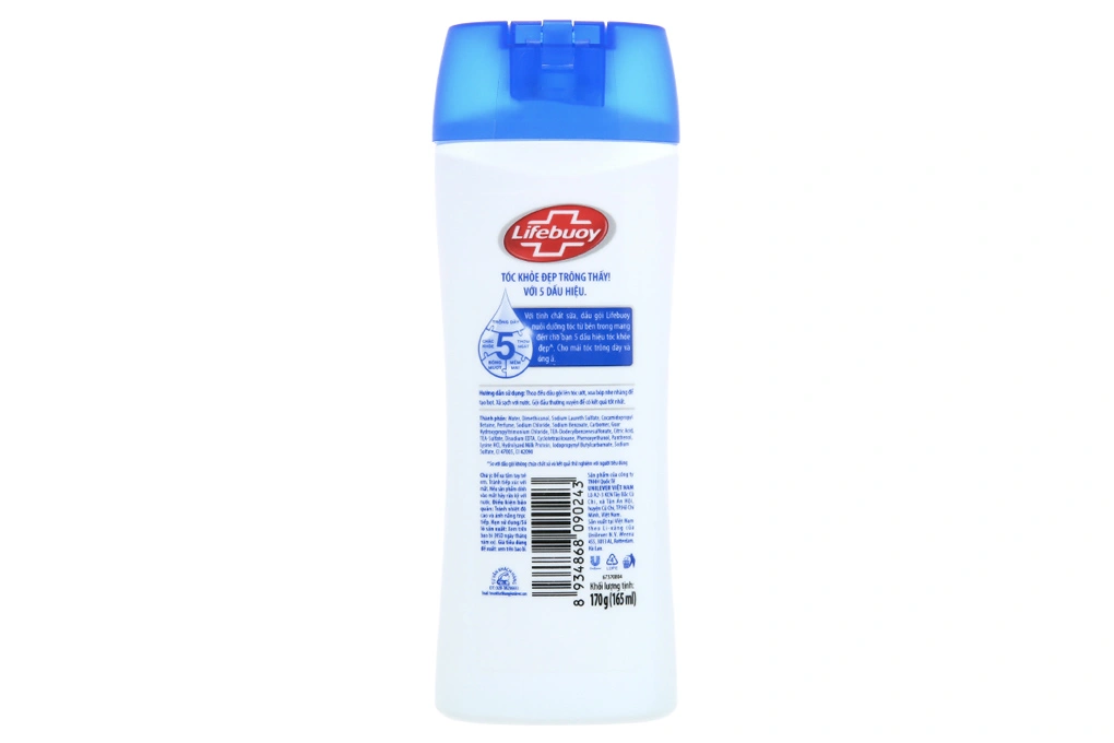Dầu gội Lifebuoy tóc dày & óng ả chai 170g - 1