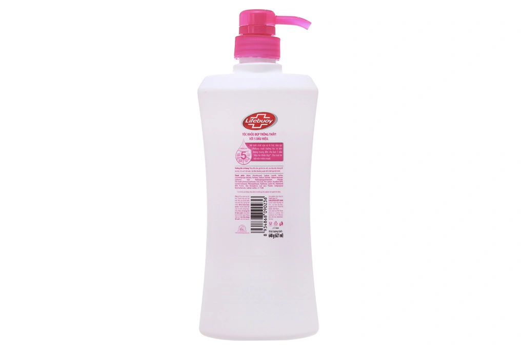 Dầu gội Lifebuoy tóc mềm mượt chai 640g - 1