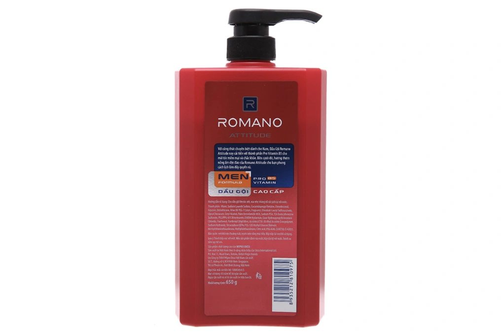 Dầu gội Romano Attitude Pro Vitamin B5 chai 650g - 1