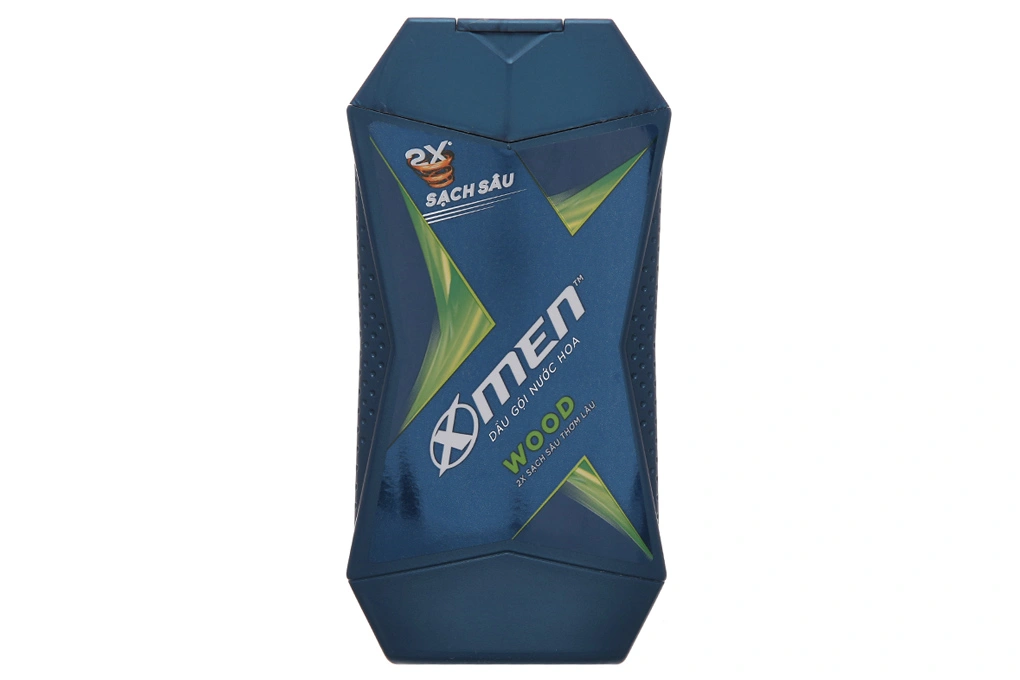 Dầu gội nước hoa X-men Wood x2 sức mạnh sạch sâu chai 380g - 