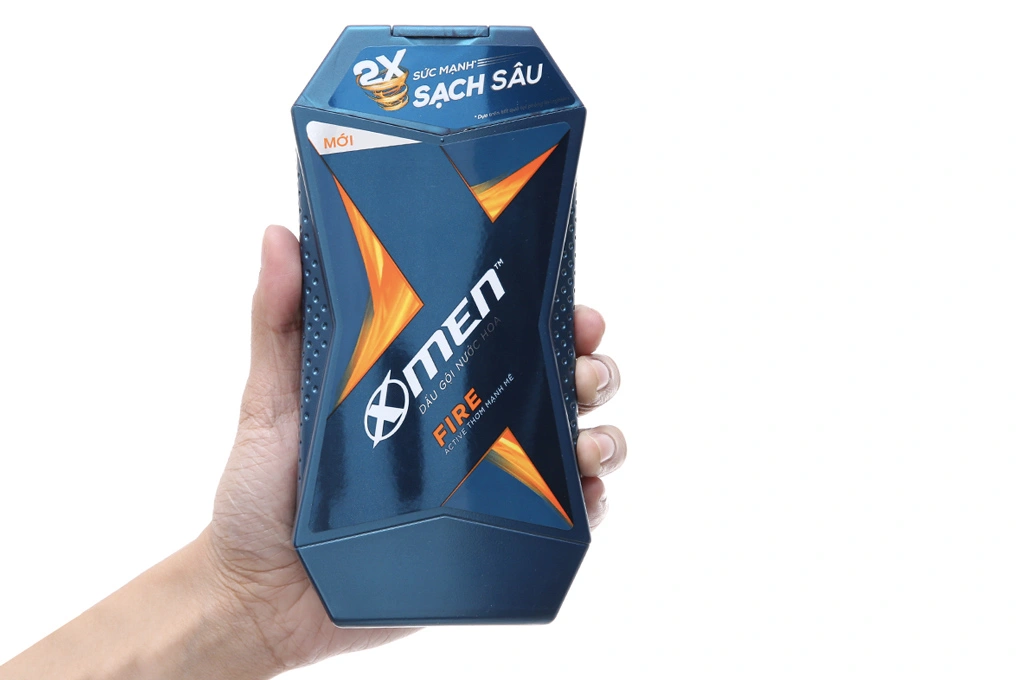 Dầu gội nước hoa X-men Fire x2 sức mạnh sạch sâu chai 380g - 2