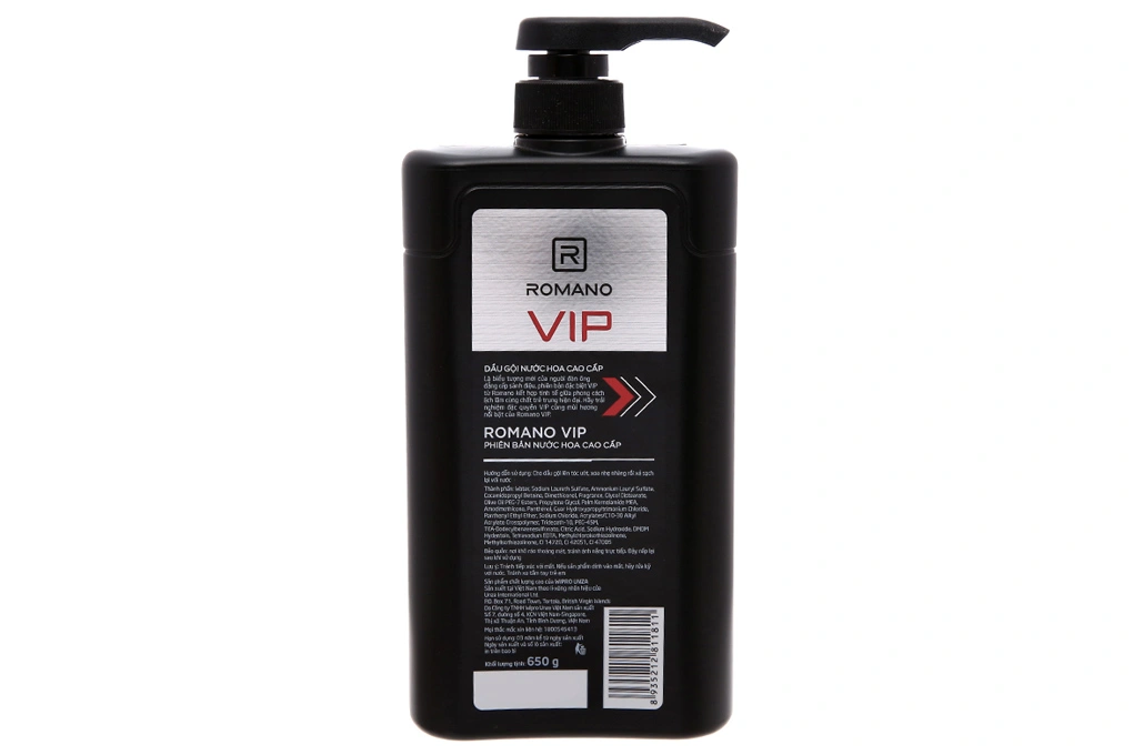 Dầu gội Romano Vip Premium chai 650g - 1