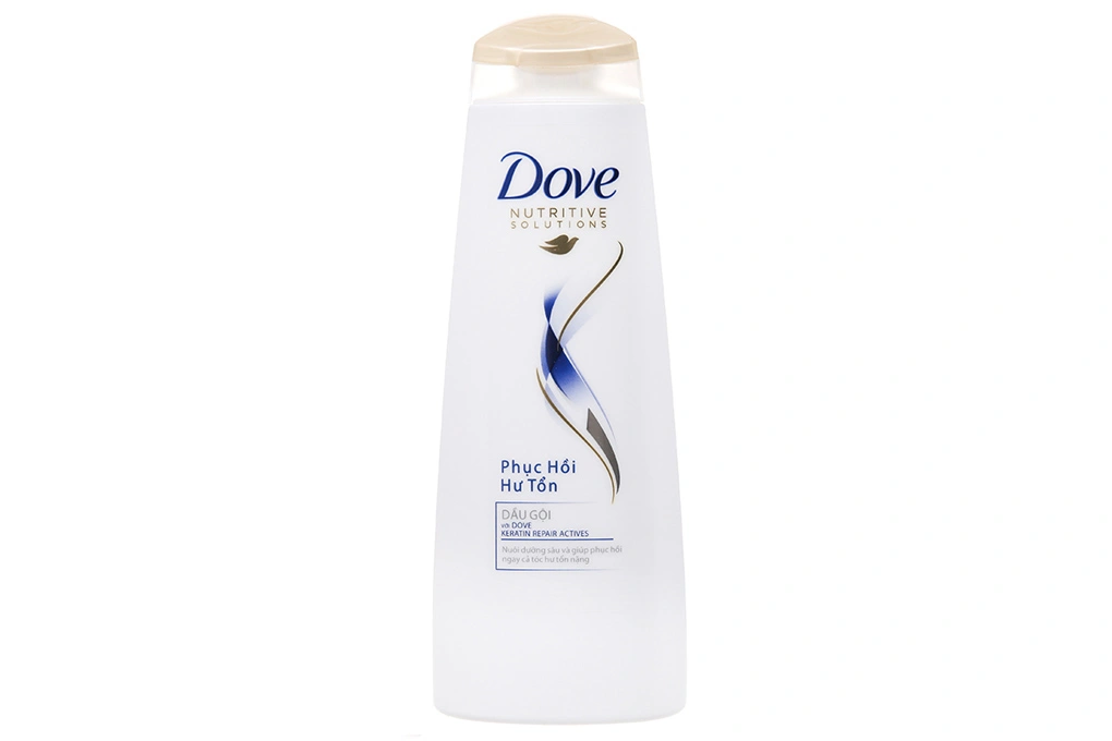 Dầu gội Dove keratin Repair Actives chai 340g - 