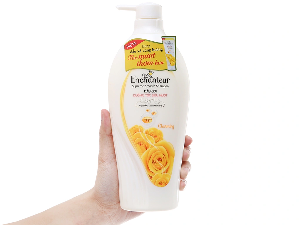 Dầu gội đầu Enchanteur Charming chai 650g - 3