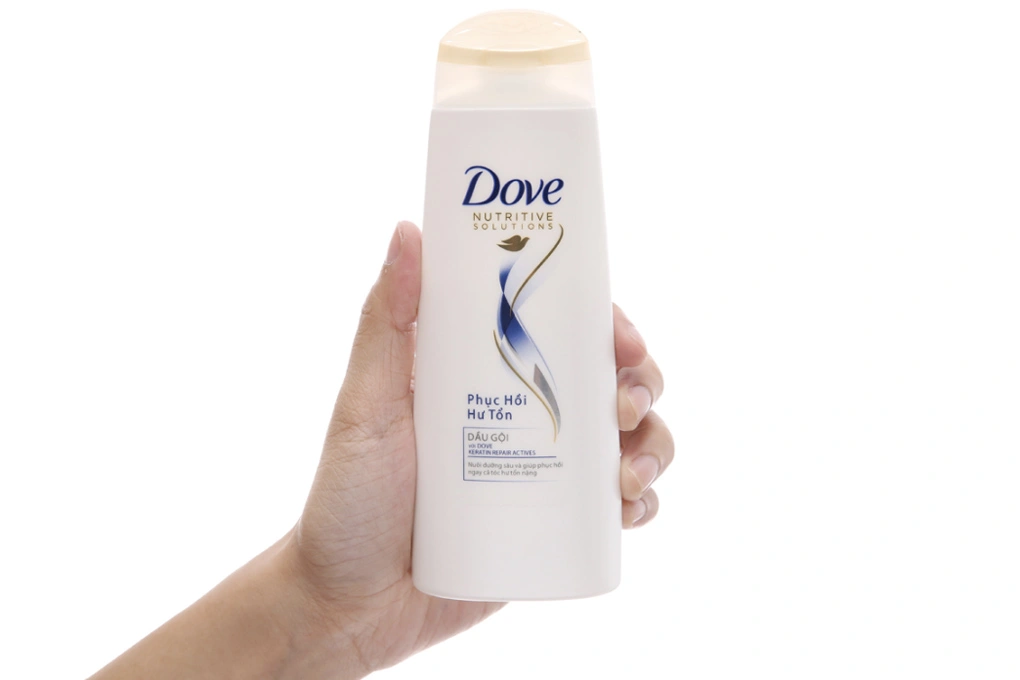 Dầu gội Dove Keratin Repair Actives chai 170g - 2